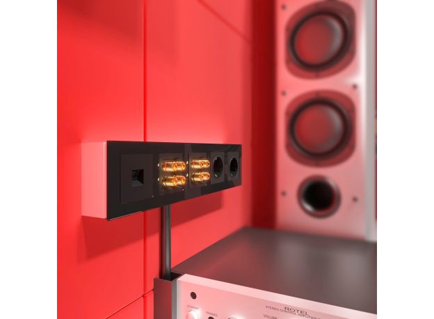 Коробка для накладного монтажа черный W8000008