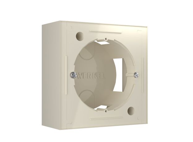 Коробка для накладного монтажа слоновая кость W8000003