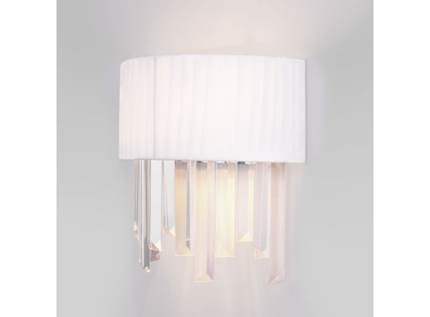 Бра с абажуром 10122/2 хром