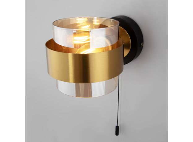 Настенный светильник в стиле лофт 70127/1 черный