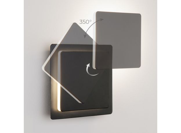 Настенный светодиодный светильник Screw LED 40136/1 черный