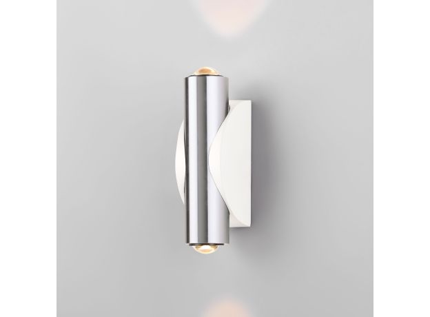 Настенный светодиодный светильник Steel LED белый/сталь 40109/LED белый/сталь