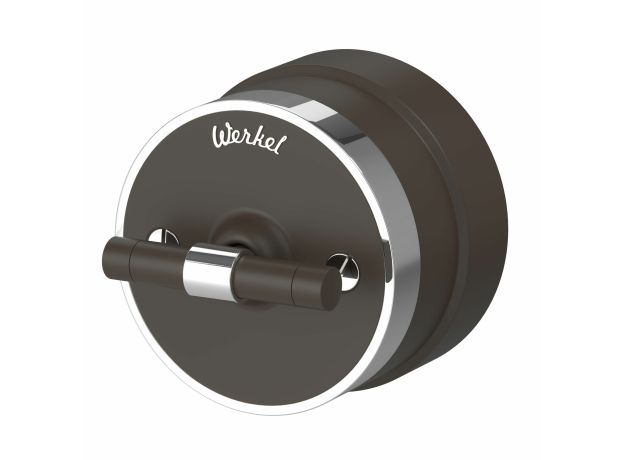 Переключатель/выключатель одноклавишный Vintage мокко матовый/хром W5812052