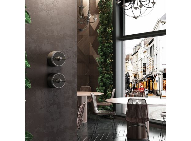 Переключатель/выключатель одноклавишный Vintage мокко матовый/хром W5812052