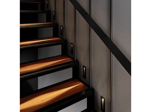 Подсветка для лестниц 40108/LED черный