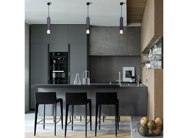 Подвесной светильник DLN107 GU10 черный/золото