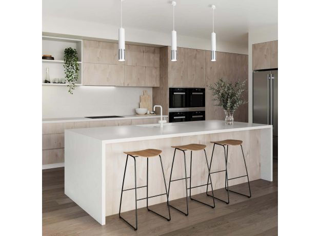 Подвесной светильник DLN108 GU10 белый/серебро