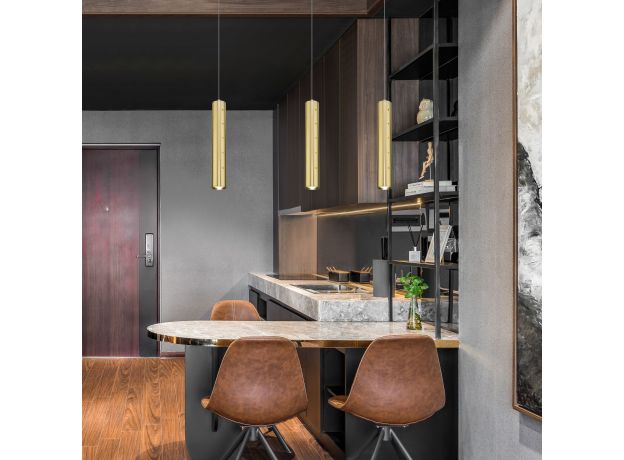 Подвесной светодиодный светильник 50214/1 LED золото