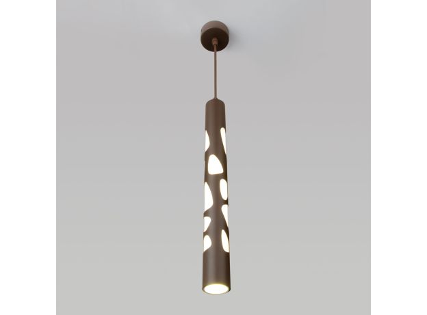 Подвесной светодиодный светильник DLR037 12W 4200K кофейный