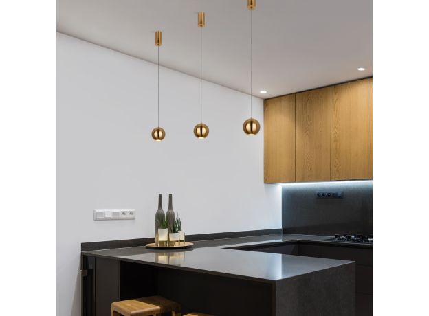 Подвесной светодиодный светильник 50215/1 LED бронза