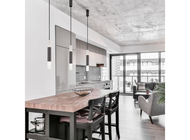 Подвесной светодиодный светильник 50210/1 LED черный жемчуг