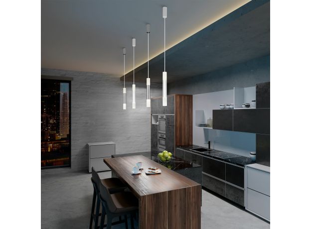 Подвесной светодиодный светильник 50210/1 LED хром