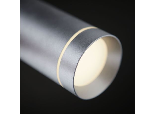 Подвесной светодиодный светильник DLR023 12W 4200K хром матовый