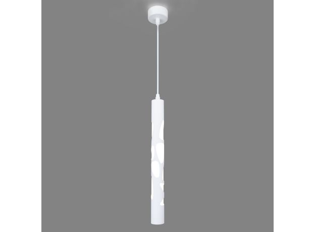 Подвесной акцентный светильник DLR037 12W 4200K белый матовый