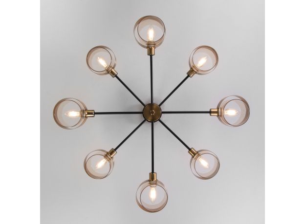 Потолочная люстра в стиле лофт 70127/8 черный