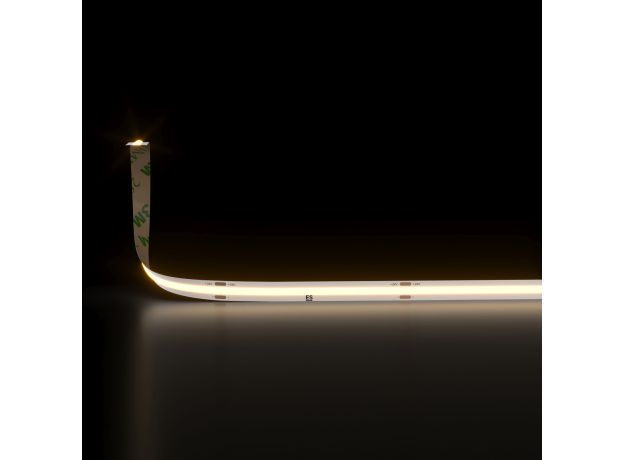 Светодиодная лента 24 В 11 Вт/м 352 Led/м COB IP20, теплый белый 3300K, 5 м Лента светодиодная 24V 11W 352Led COB IP20 теплый белый, 5м