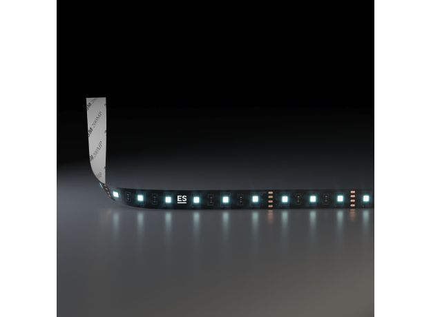 Светодиодная лента 24 В 14,4 Вт/м 60 Led/м 5050 IP20, холодный белый 6500K, Black, 5 м Лента светодиодная 24V 14,4W 60Led 5050 IP20 холодный белый, Black, 5м