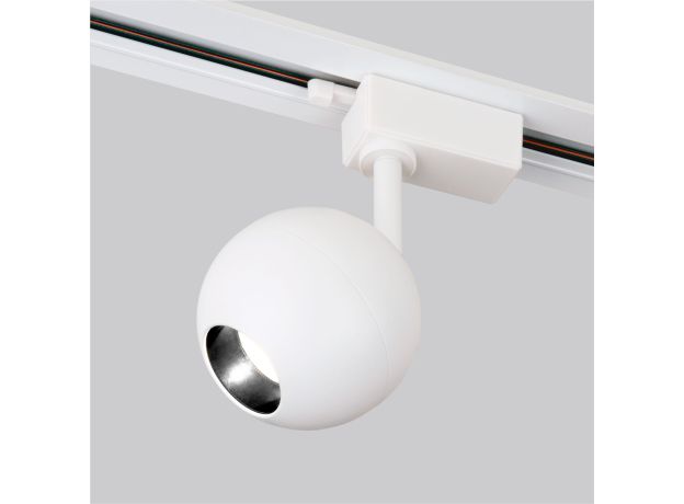 Трековый светодиодный светильник для однофазного шинопровода Ball Белый 12W 4200K LTB77