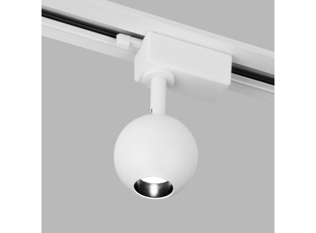 Трековый светодиодный светильник для однофазного шинопровода Ball Белый 8W 4200K LTB76