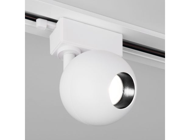 Трековый светодиодный светильник для однофазного шинопровода Ball Белый 8W 4200K LTB76