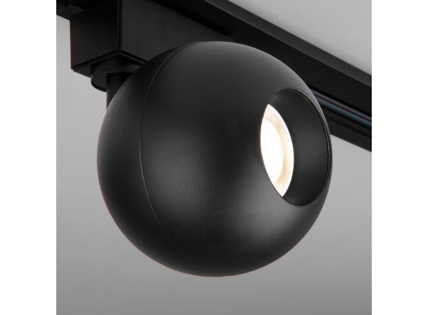 Трековый светодиодный светильник для однофазного шинопровода Ball Черный 8W 4200K LTB76