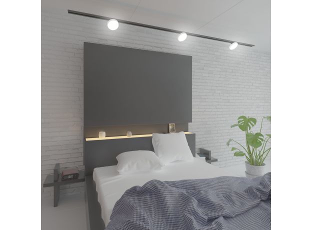 Трековый светодиодный светильник для однофазного шинопровода Pila Белый 12W 4200K 85078/01