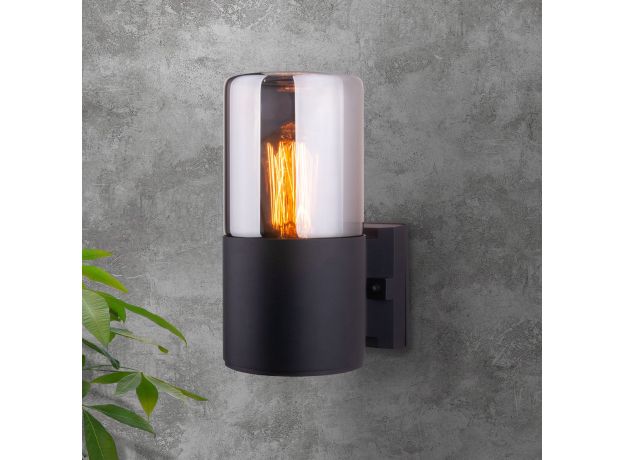 Уличный настенный светильник Roil чёрный IP54 35125/U