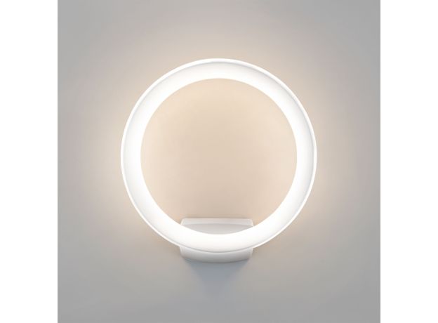 Уличный настенный светодиодный светильник Ring IP54 1710 TECHNO LED белый