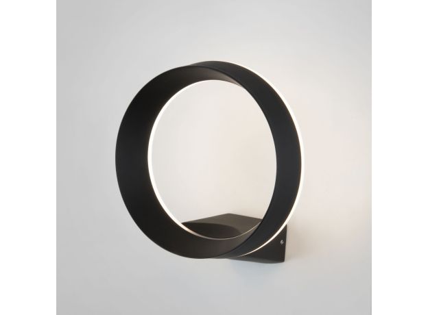 Уличный настенный светодиодный светильник Ring IP54 1710 TECHNO LED черный