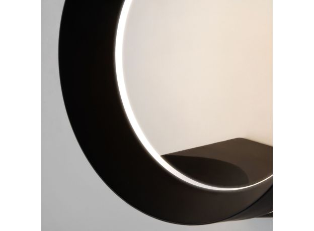 Уличный настенный светодиодный светильник Ring IP54 1710 TECHNO LED черный
