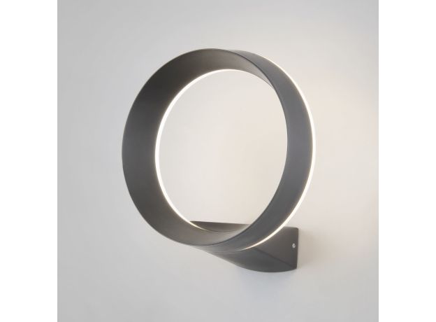 Уличный настенный светодиодный светильник Ring IP54 1710 TECHNO LED серый
