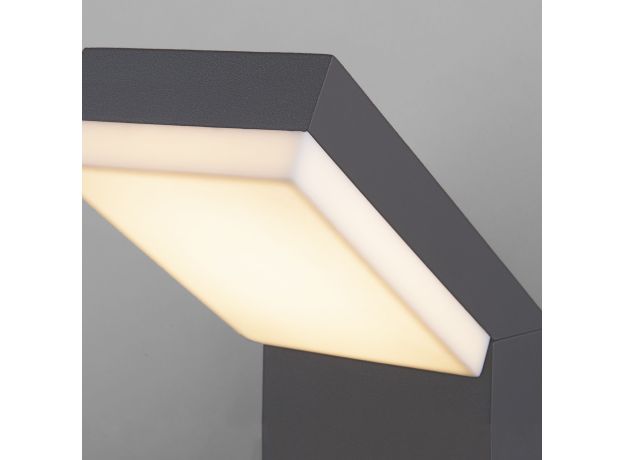 Уличный настенный светодиодный светильник Sensor IP54 с датчиком движения 1541 TECHNO LED серый