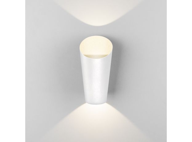 Уличный настенный светодиодный светильник Tronc IP54 1539 TECHNO LED белый