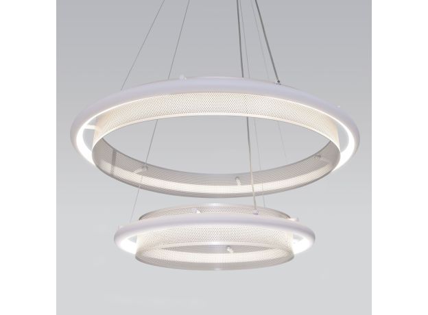 Умный подвесной светильник 90241/2 белый/ серебро Smart