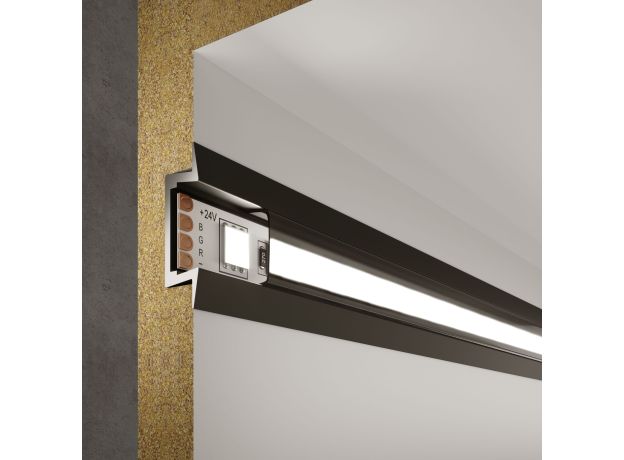 Встраиваемый алюминиевый профиль для светодиодной ленты LL-2-ALP007