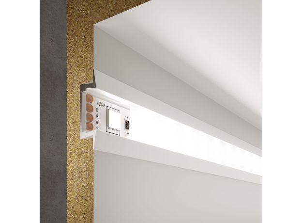 Встраиваемый алюминиевый профиль для светодиодной ленты LL-2-ALP007