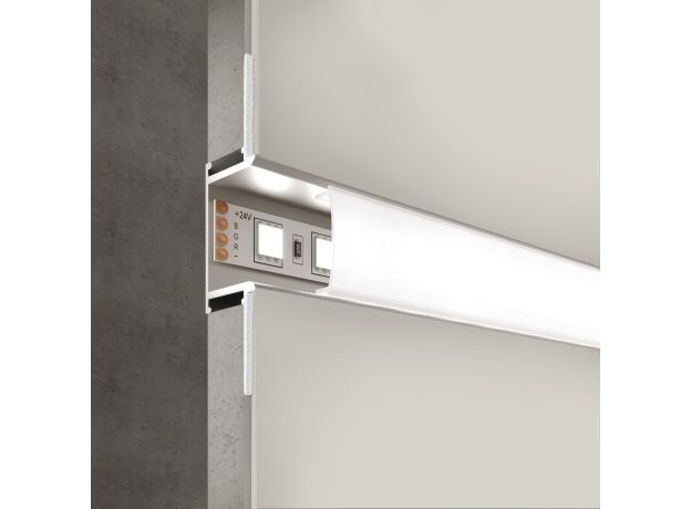 Встраиваемый алюминиевый профиль для светодиодной ленты LL-2-ALP013