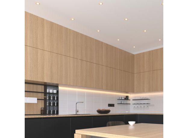 Встраиваемый точечный светильник 110 MR16 золотой