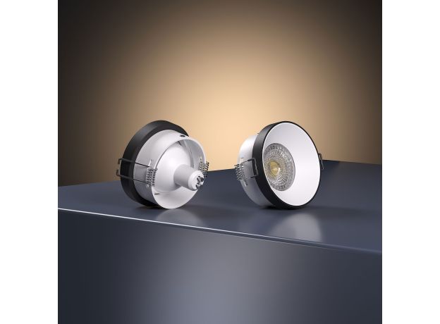 Встраиваемый точечный светильник 112 MR16 белый/черный