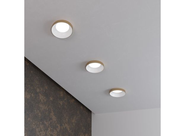 Встраиваемый точечный светильник 112 MR16 белый/золото