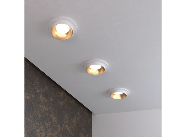 Встраиваемый точечный светильник 113 MR16 золото/белый