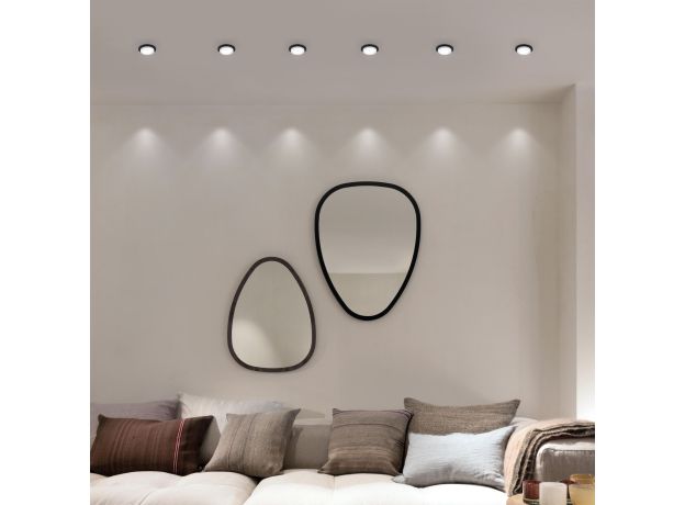 Встраиваемый точечный светильник 114 MR16 белый/черный