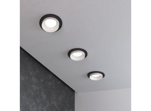 Встраиваемый точечный светильник 114 MR16 белый/черный