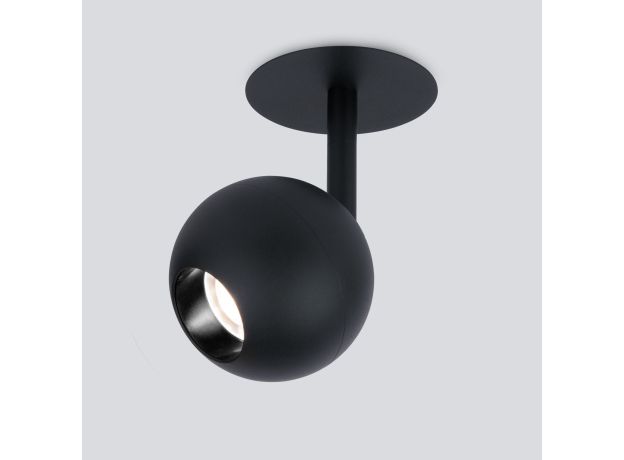 Встраиваемый точечный светодиодный светильник 9925 LED 8W 4200K черный