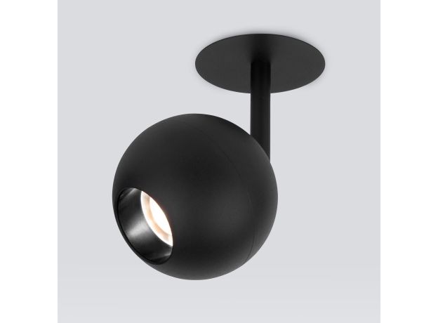 Встраиваемый точечный светодиодный светильник 9926 LED 12W 4200K черный