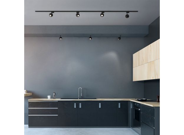 Встраиваемый точечный светодиодный светильник 9926 LED 12W 4200K черный