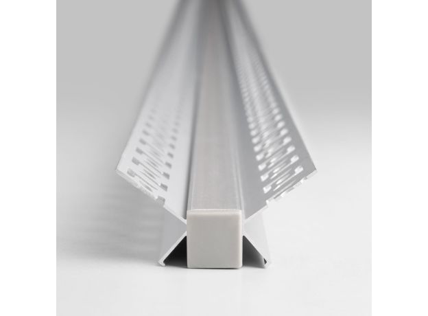 Встраиваемый угловой алюминиевый профиль (внутренний угол) для светодиодной ленты LL-2-ALP014