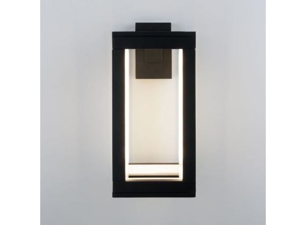 Уличный настенный светодиодный светильник Frame LED IP54 1527 TECHNO LED черный