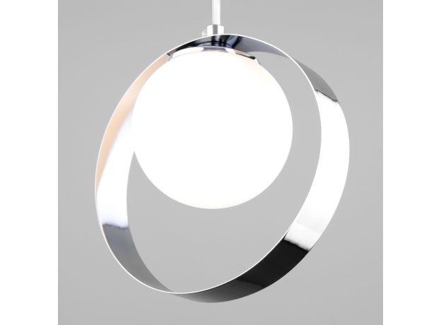 Подвесной светильник со стеклянным плафоном 50205/1 хром