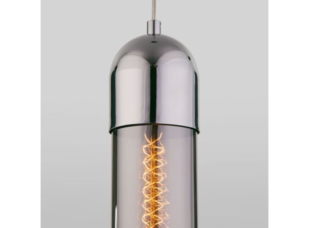 Подвесной светильник со стеклянным плафоном 50180/1 дымчатый